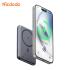 Mcdodo MC-8361 Magnetic Power Bank 5000mAh with Screen Slim Metal Rotating Stand 20W Fast Charging Design for Office/Home Use - Black